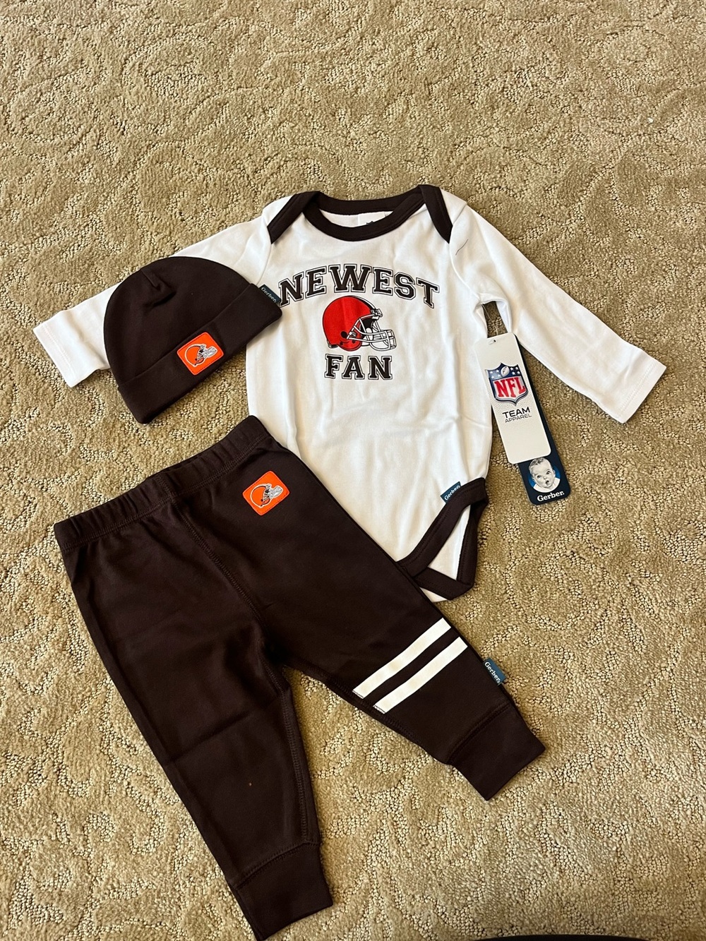 NFL Cleveland Browns Baby 3-Piece Set